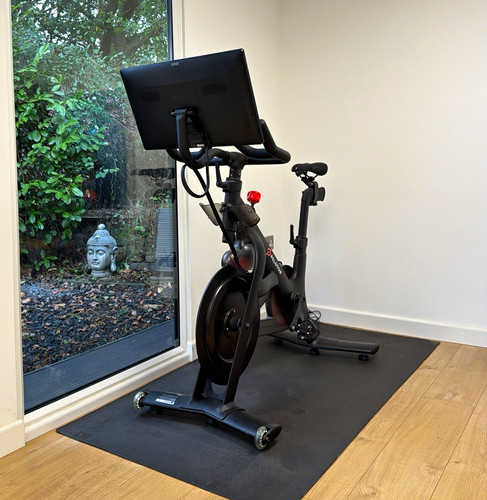 Peloton upright exercise bike - peloton,