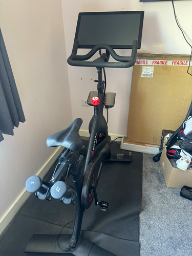 Peloton bike upright exercise - bike,