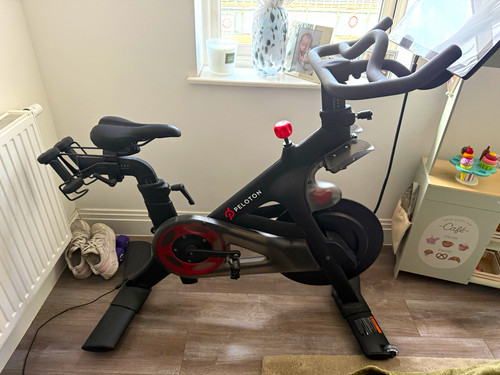 Peloton bike upright - peloton, exercise