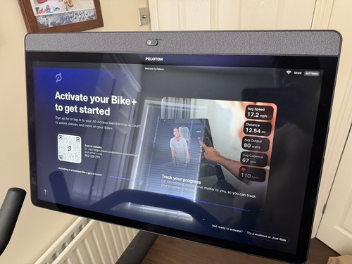 Peloton bike plus - bike, screen