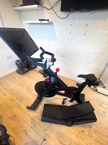 Peloton bike upright - bike, exercise