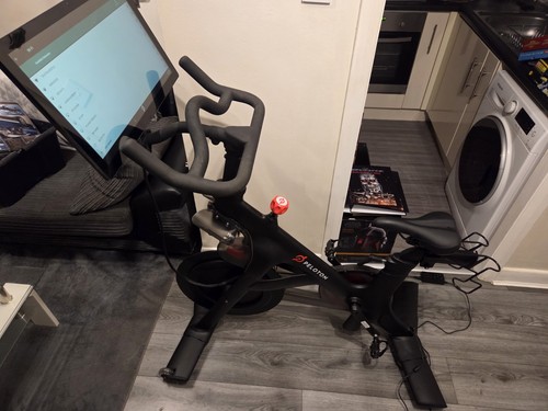 Peloton upright exercise bike - peloton,