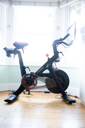 Peloton exercise bike - peloton, with