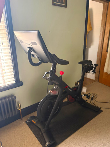Peloton upright exercise bike - peloton,